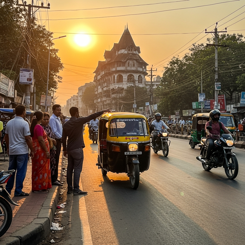 Auto ride booking through WhatsApp in Asansol