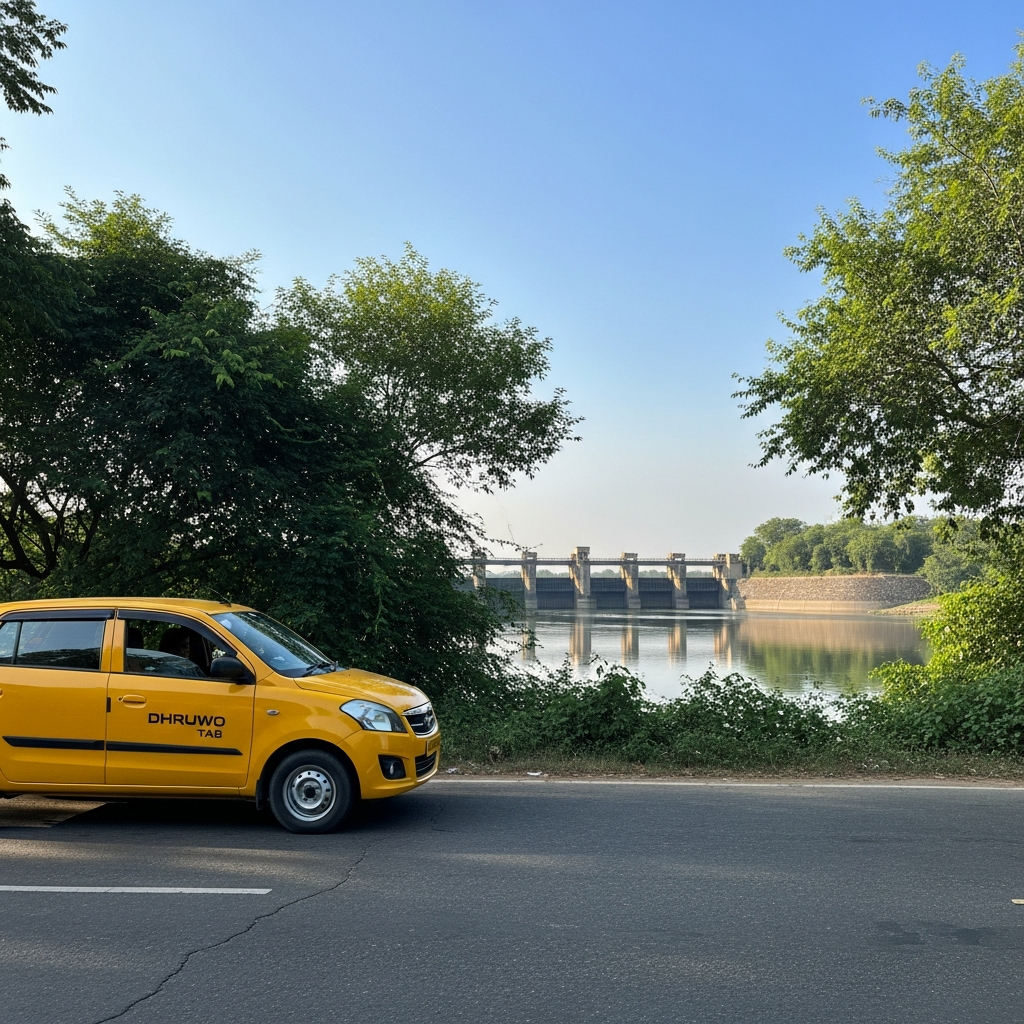 Relax by the Durgapur Barrage with Dhruwo Cabs